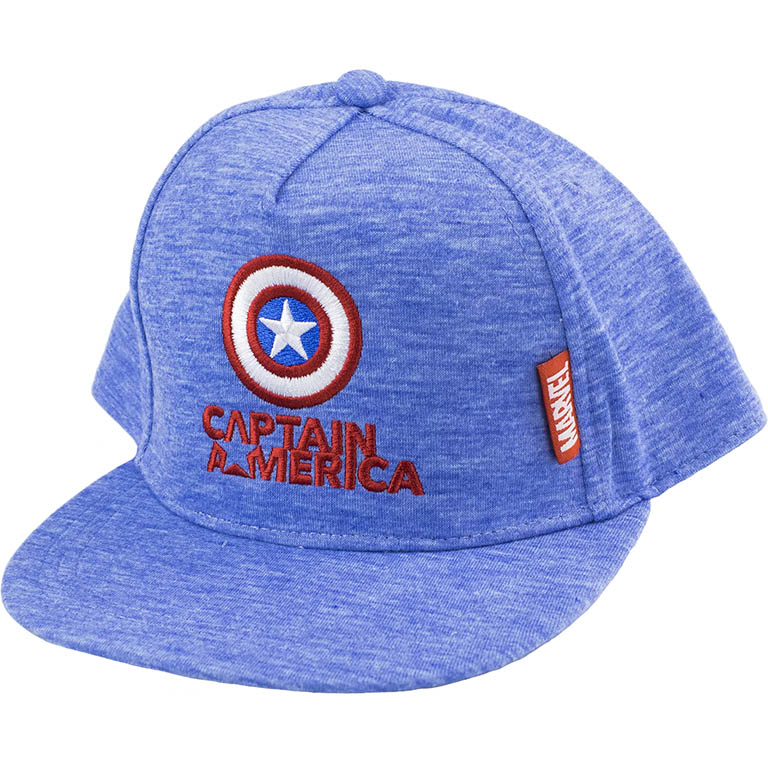 SUN CITY Kšiltovka Marvel Captain America II Rap Barva: SVĚTLE MODRÁ, Velikost: 52