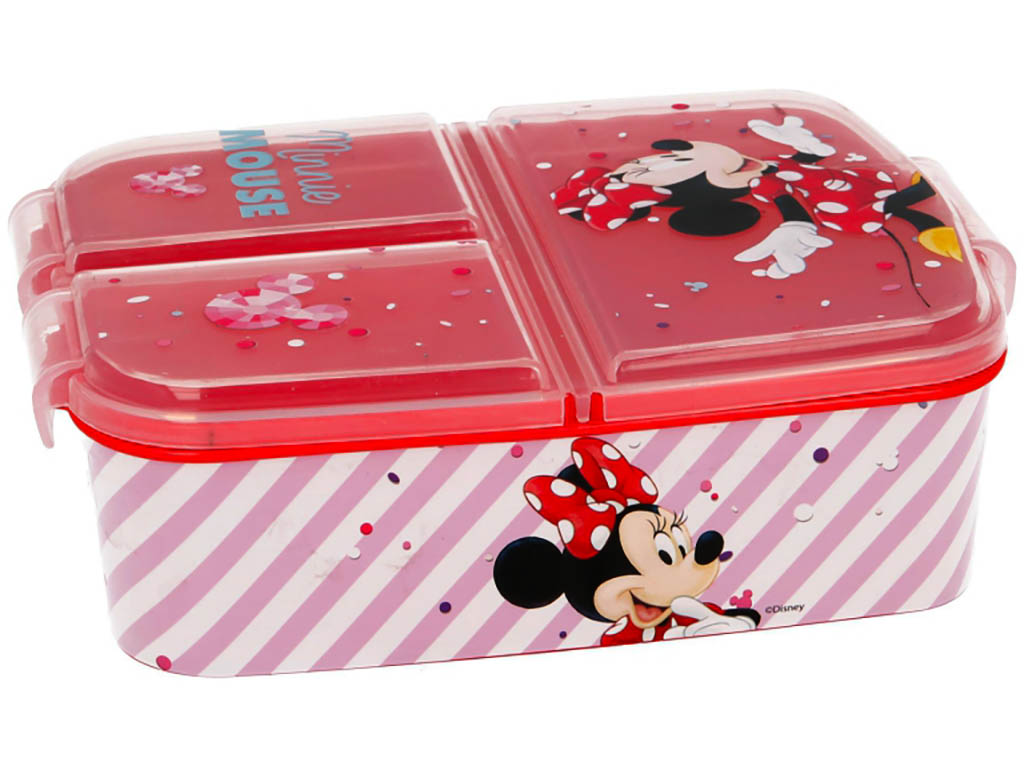 STOR Box na svačinu Minnie Mouse Electric dělený