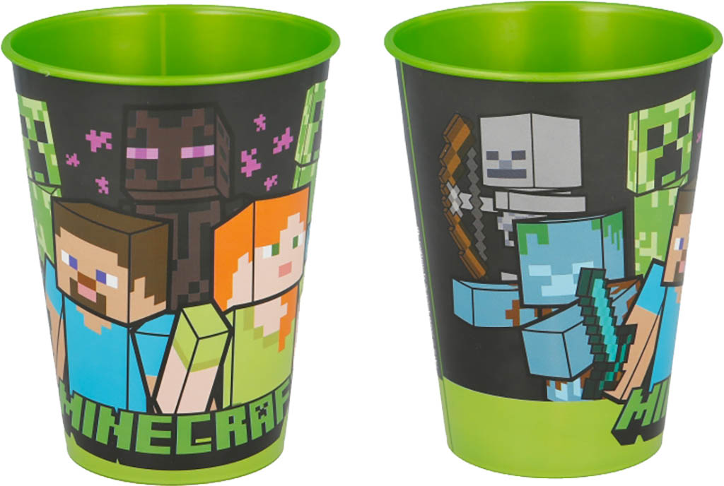 STOR Plastový kelímek Minecraft / hrnek Minecraft 260 ml