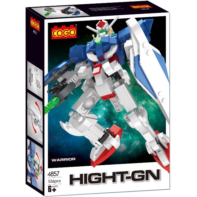 COGO Warrior stavebnice Bojový robot HIGHT-GN kompatibilní 536 dílů