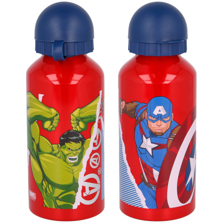 STOR ALU Láhev na pití Avengers Heroes Marvel 400ml