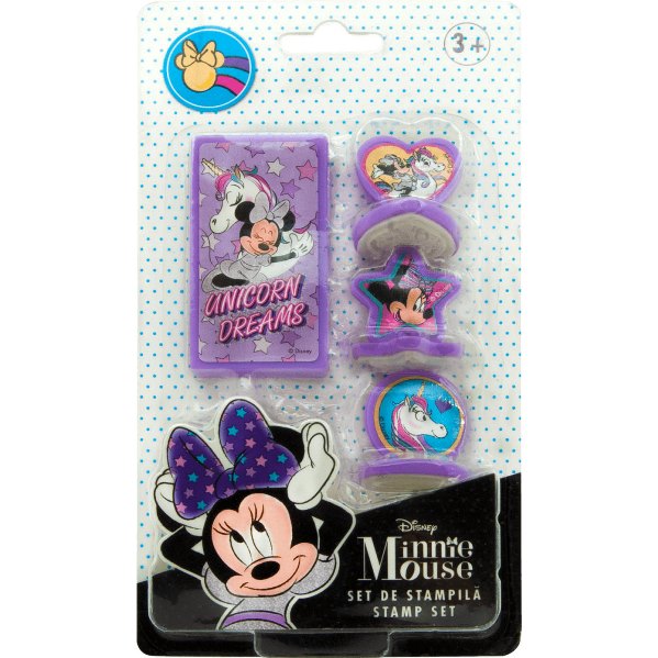 TOYCOMPANY Razítka Minnie Mouse sada 3ks
