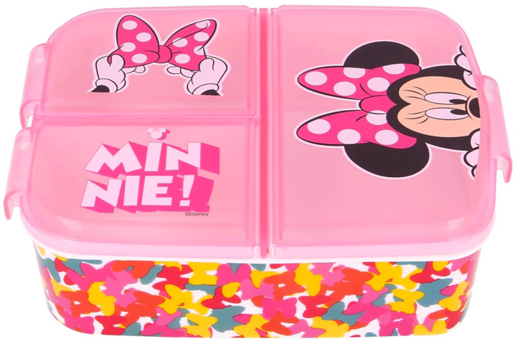 STOR Box na svačinu Minnie Mouse Bows dělený