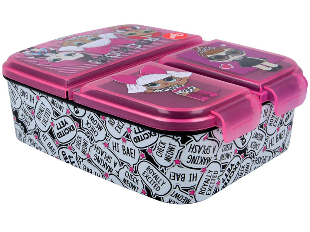 STOR Box na svačinu L.O.L. Surprise dělený