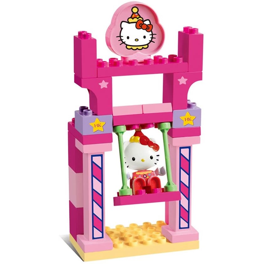 Unico Plus stavebnice Hello Kitty Houpačka kompatibilní 26 dílů