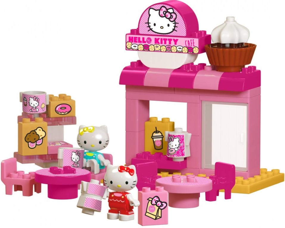 Unico Plus stavebnice Hello Kitty Bar kompatibilní 45 dílů