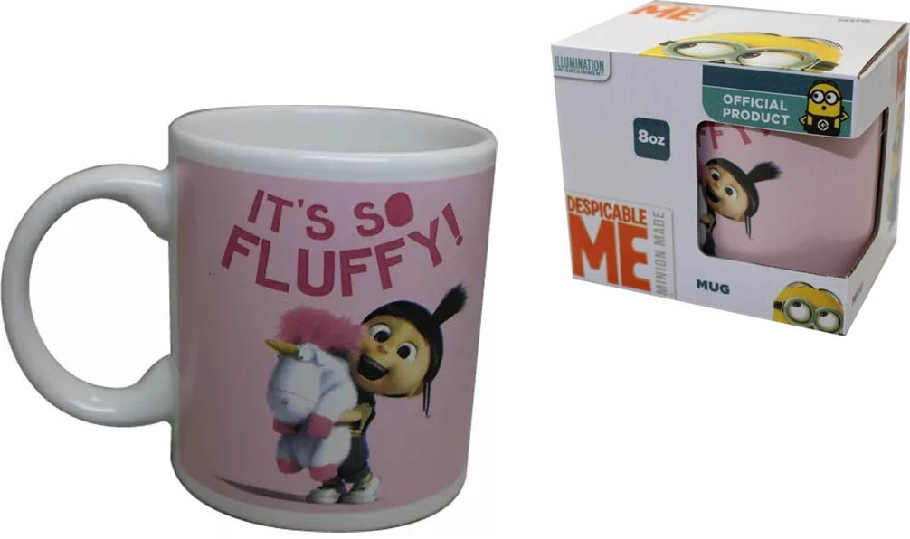 STOR Keramický hrnek Mimoni / hrneček Mimoni Agnes Fluffy 230ml