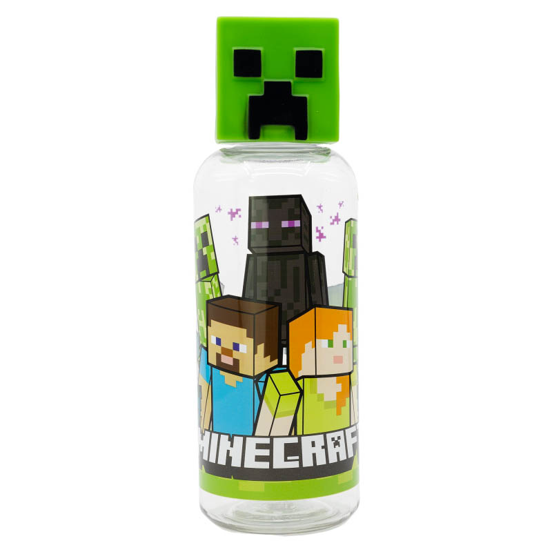 STOR Ecozen Láhev na pití Minecraft 3D víčko 560ml