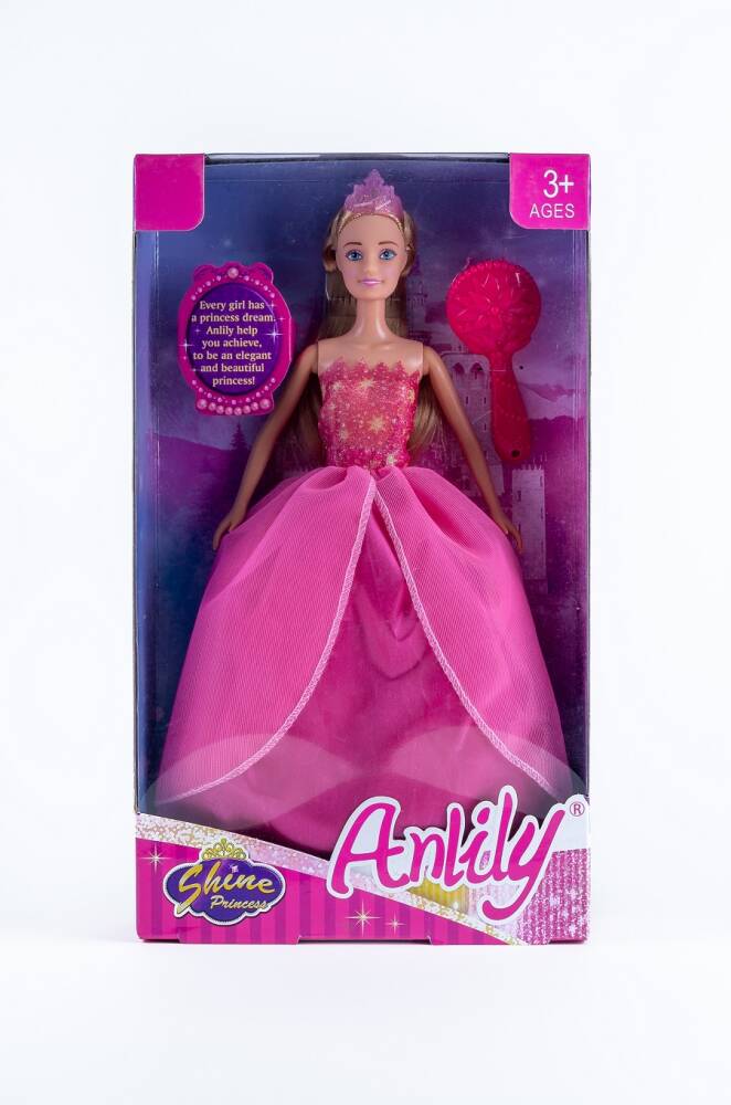 ICOM Panenka Anlily Princezna Shine Princess 30cm Barva: RŮŽOVÁ
