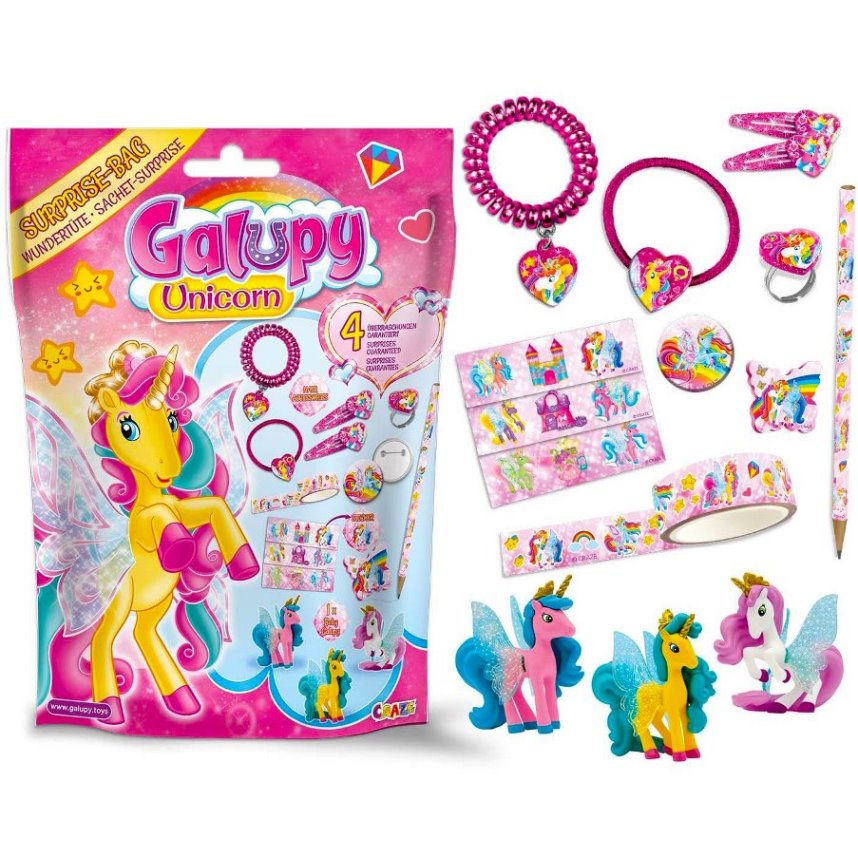 CRAZE Jednorožec Galupy - Sáček s překvapením XL 4v1