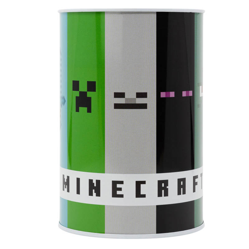 STOR Pokladnička Minecraft kovová XL