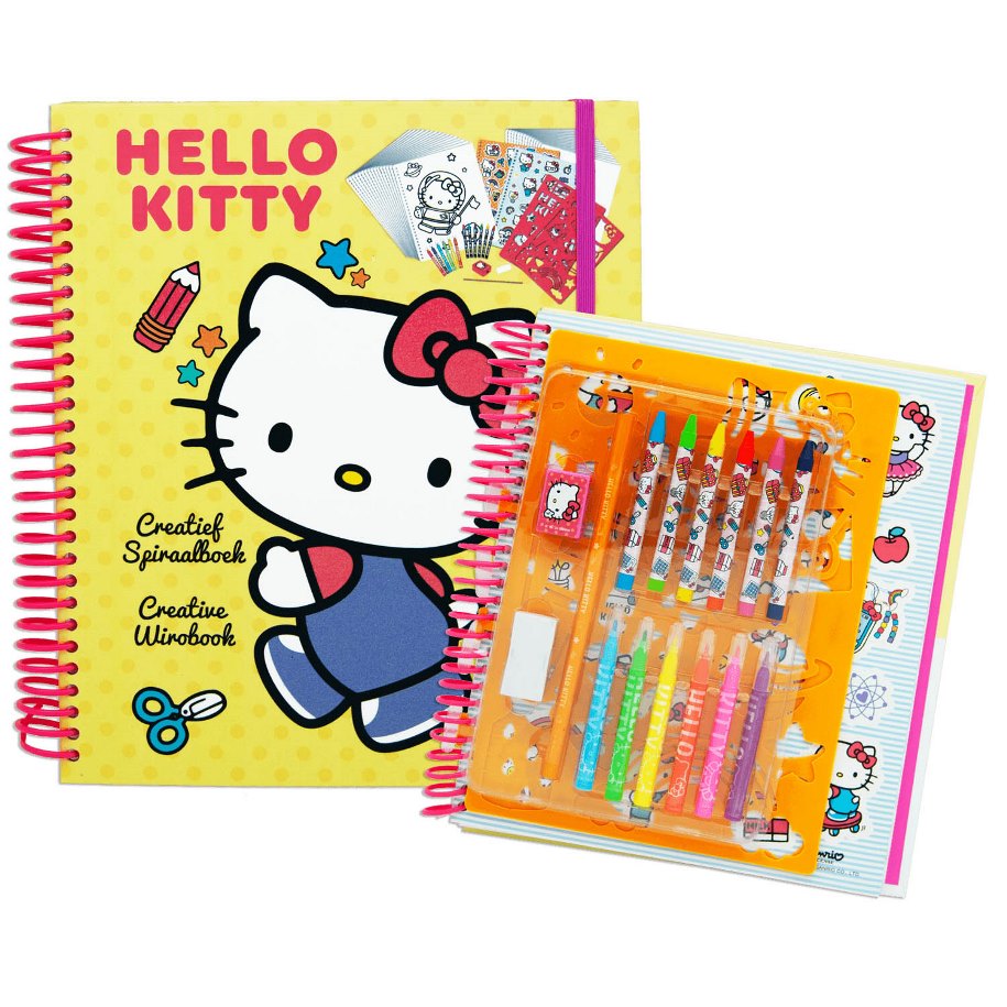 TOYCOMPANY Kreativní zábavní sada sešit Hello Kitty