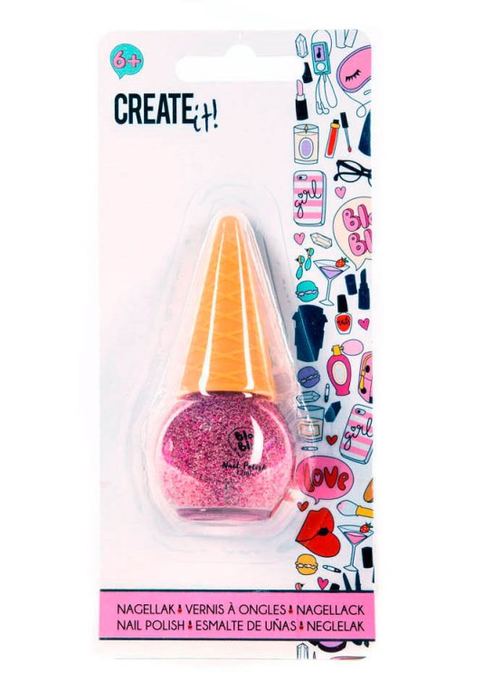 CANENCO Dětský lak na nehty Ice cream 13ml Barva: TMAVĚ RŮŽOVÁ