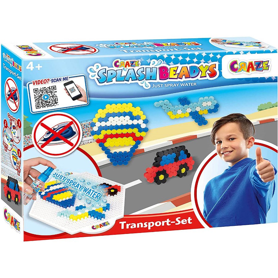 CRAZE Korálky Splash Beadys kreativní sada Transport