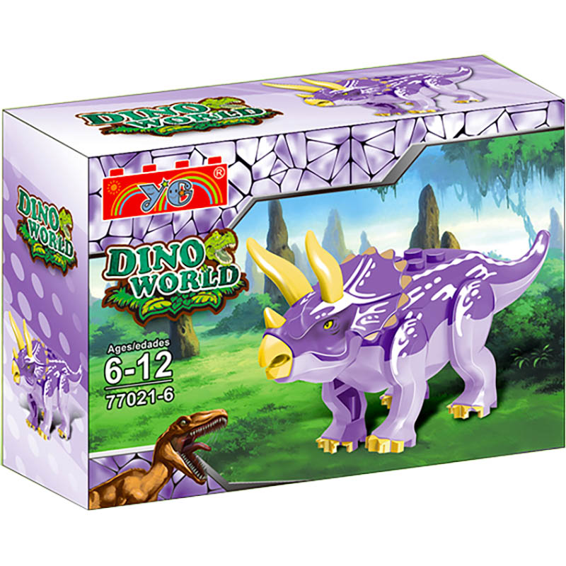 DINO WORLD Figurka Jurský park Triceratops kompatibilní 11cm