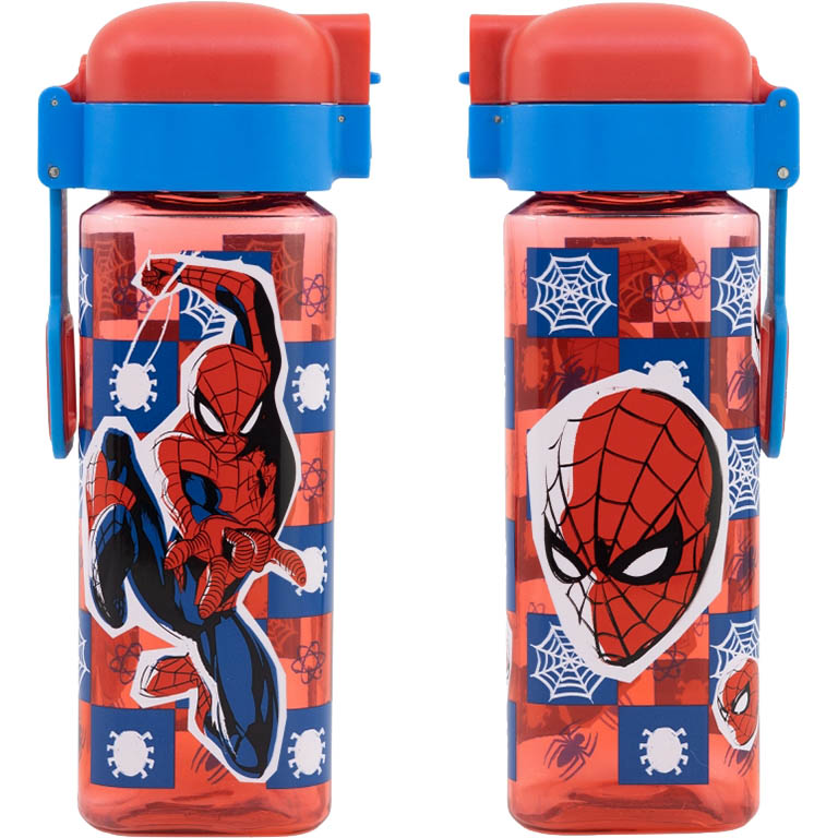 STOR Láhev na pití Spiderman Arachnid s bezpečnostním uzávěrem 550ml