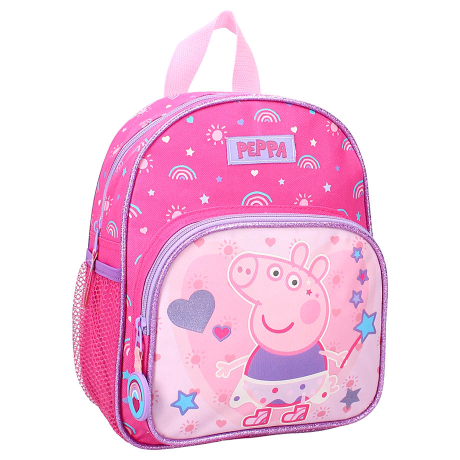 VADOBAG Dětský batoh Prasátko Peppa Magic 29cm růžový