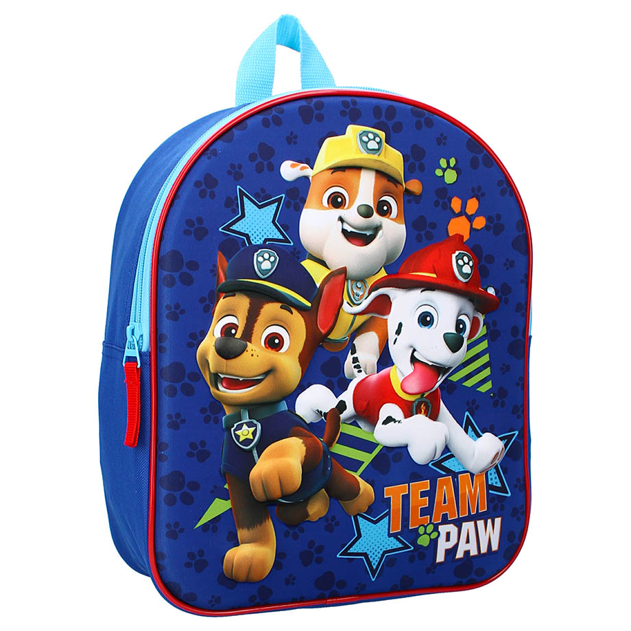 VADOBAG Dětský batoh Paw Patrol Team 32cm 3D modrý