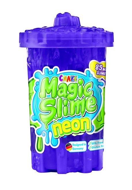 CRAZE Magic slime - magický sliz neonový 85ml Barva: FIALOVÁ