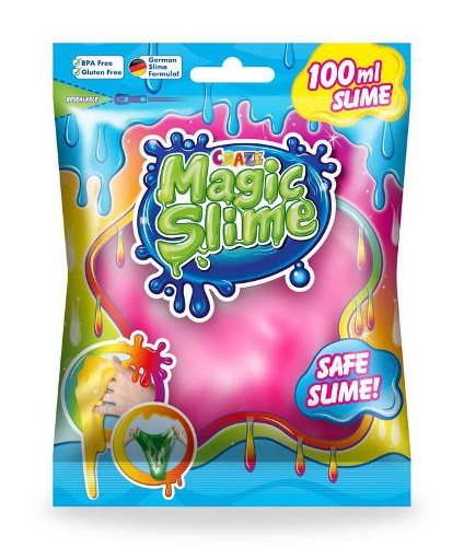 CRAZE Magic slime - magický sliz 100ml Barva: RŮŽOVÁ