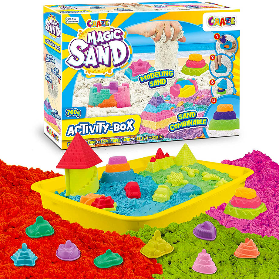 CRAZE Kinetický písek Magic sand Activity box