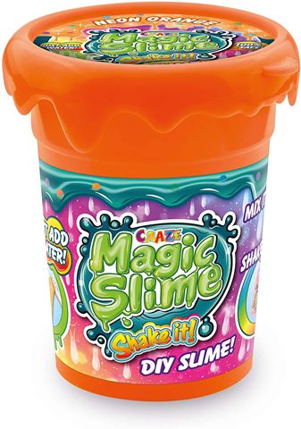 CRAZE Magic slime Shake it - vyrob si vlastní magický sliz 150ml Barva: ORANŽOVÁ