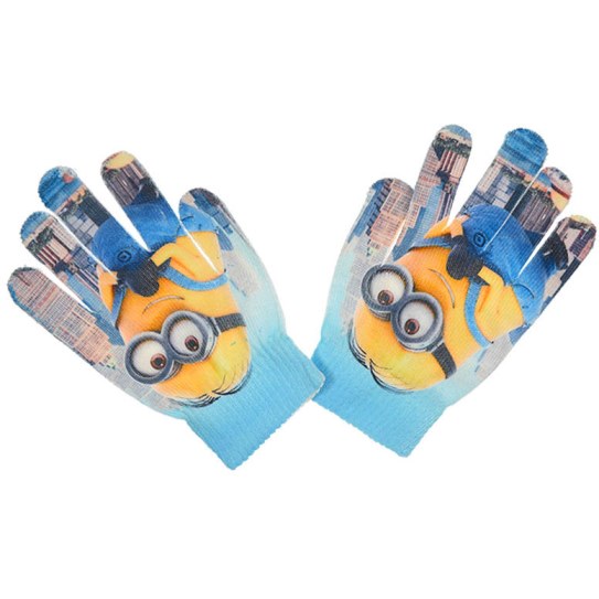 SUN CITY Dětské rukavice Mimoni Barva: MODRÁ