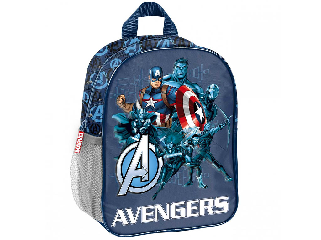 PASO Dětský batoh Avengers 3D 28cm modrý