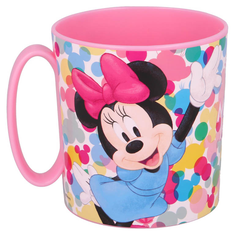 STOR Plastový hrnek Minnie Mouse / hrneček Minnie Mouse Feel Good 350ml