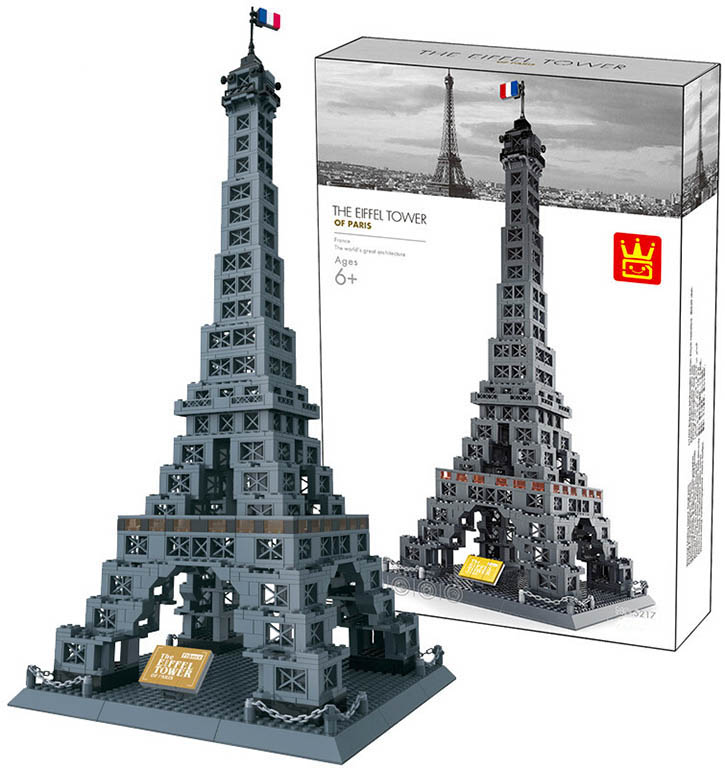 Wange Architect stavebnice Eiffelova věž kompatibilní 976 dílů