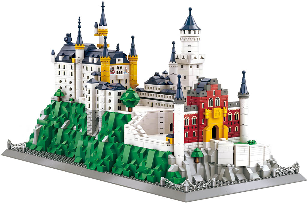 Wange 6226 – Zámek Neuschwanstein, Německo | 1969 dílků | Architektonická stavebnice