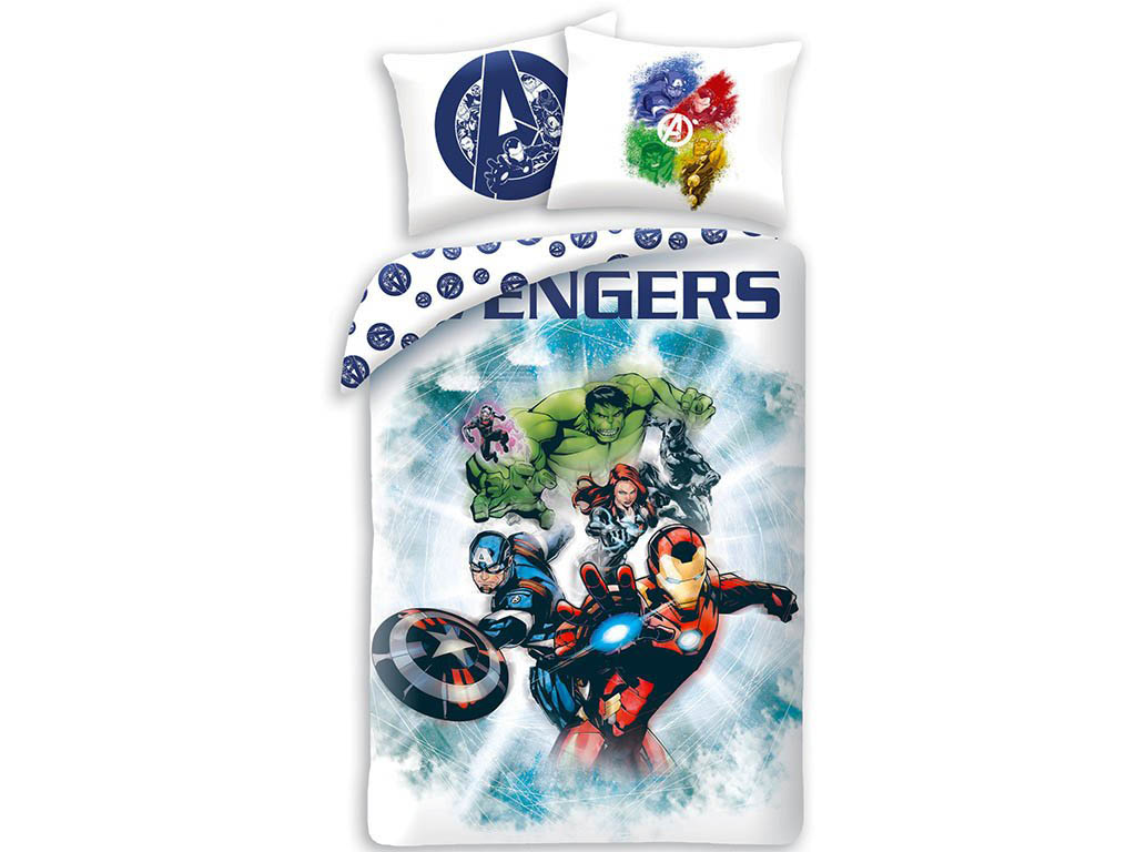 HALANTEX Povlečení Avengers Team bavlna 140x200 70x90