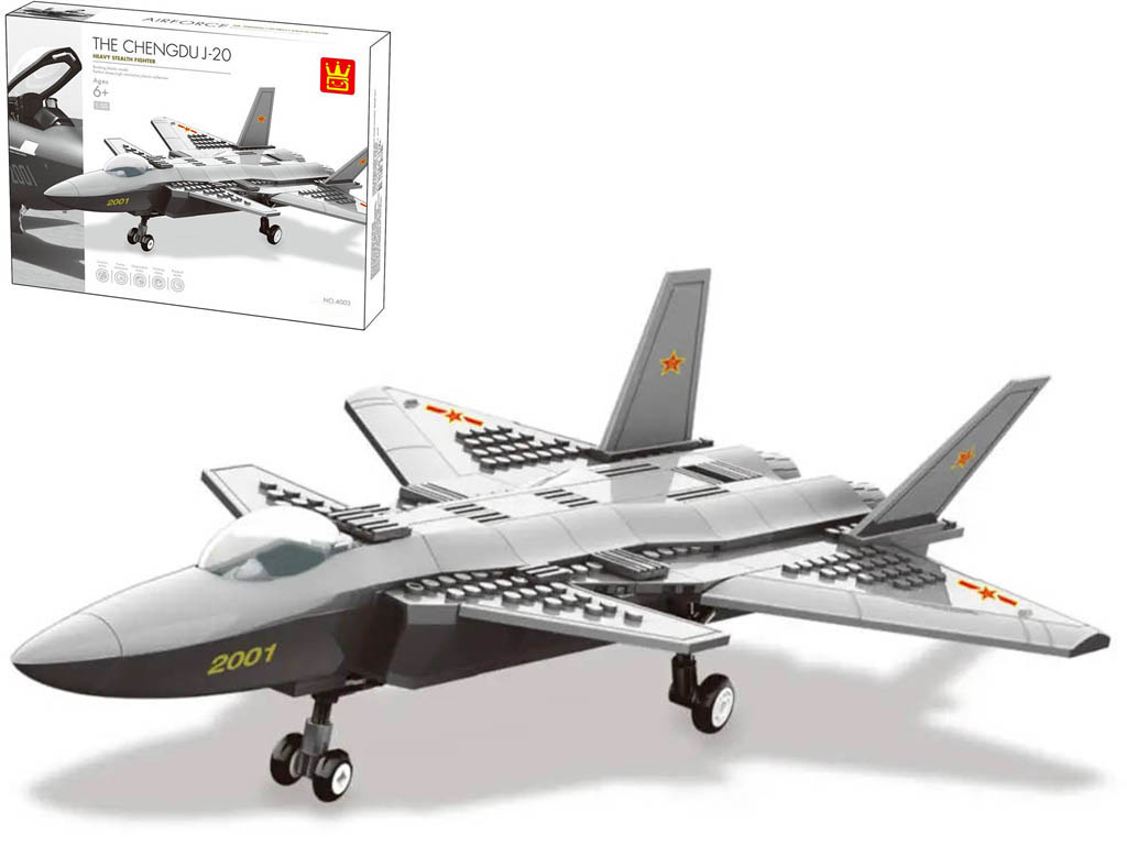 Wange Airforce stavebnice J-20 Chengdu kompatibilní 233 dílů