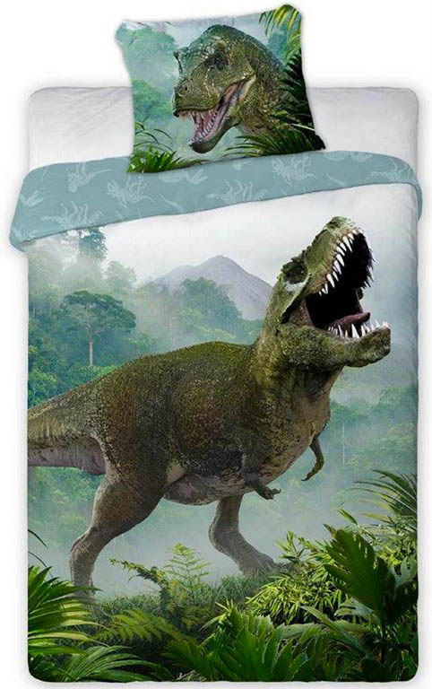 FARO Povlečení Dinosauři Jurský svět T-Rex 002 bavlna 140x200 70x90