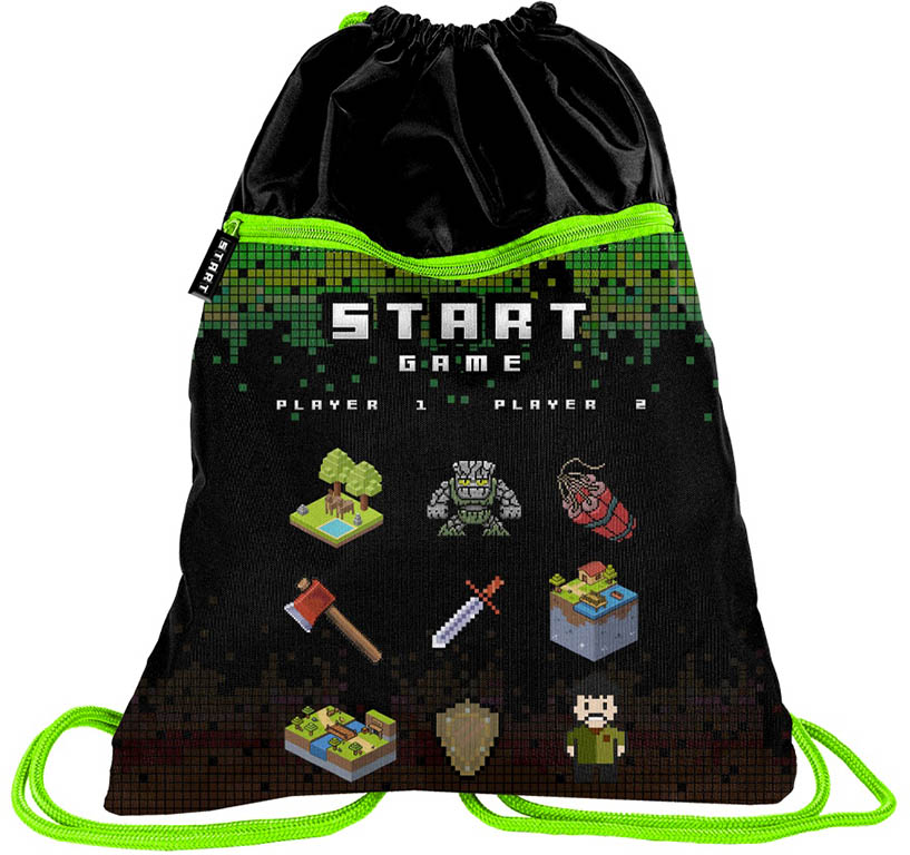 Sportovní lehký batůžek Play / sáček Play Premium černý 38x45 cm