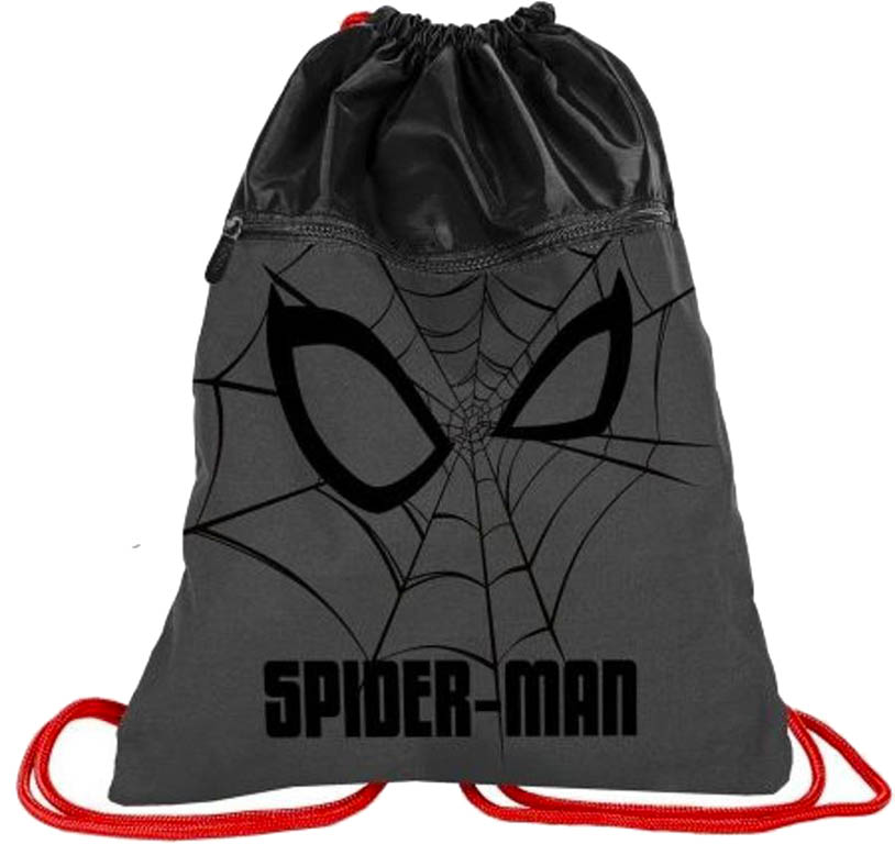 PASO Sportovní lehký batůžek Marvel Spiderman / Sáček Marvel Spiderman Web Premium 37x46 cm