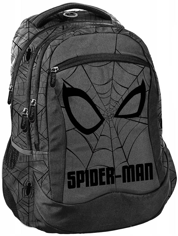 PASO Školní batoh Marvel Spiderman ergonomický 41cm šedý