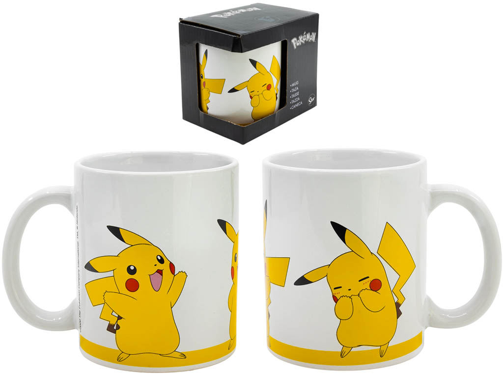 STOR Keramický hrnek Pokémon / hrneček Pokémon Pikachu 325 ml