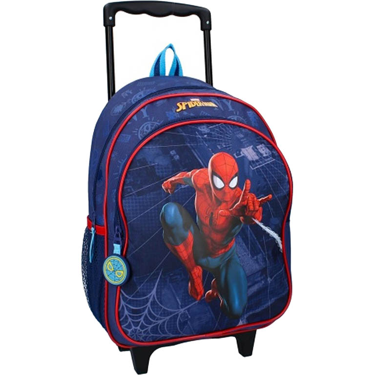 VADOBAG Batoh na kolečkách Spiderman 38cm modrý