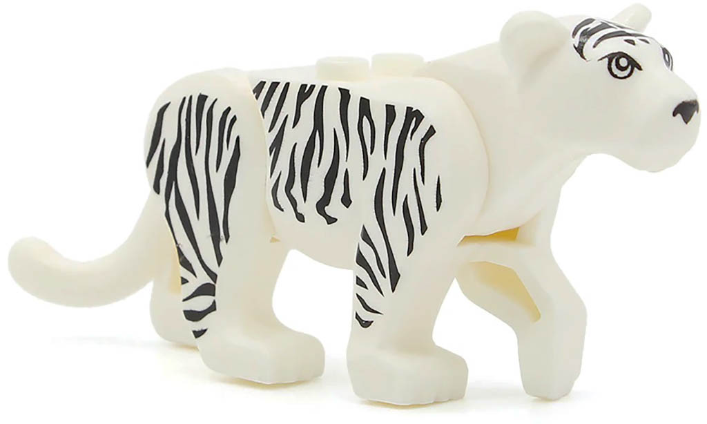 POGO Figurka Tygr bílý - kompatibilní