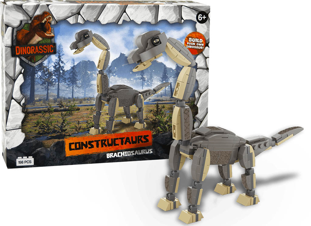 TOYCOMPANY Stavebnice dinosaurus Jurský svět Brachiosaurus kompatibilní 198 dílů