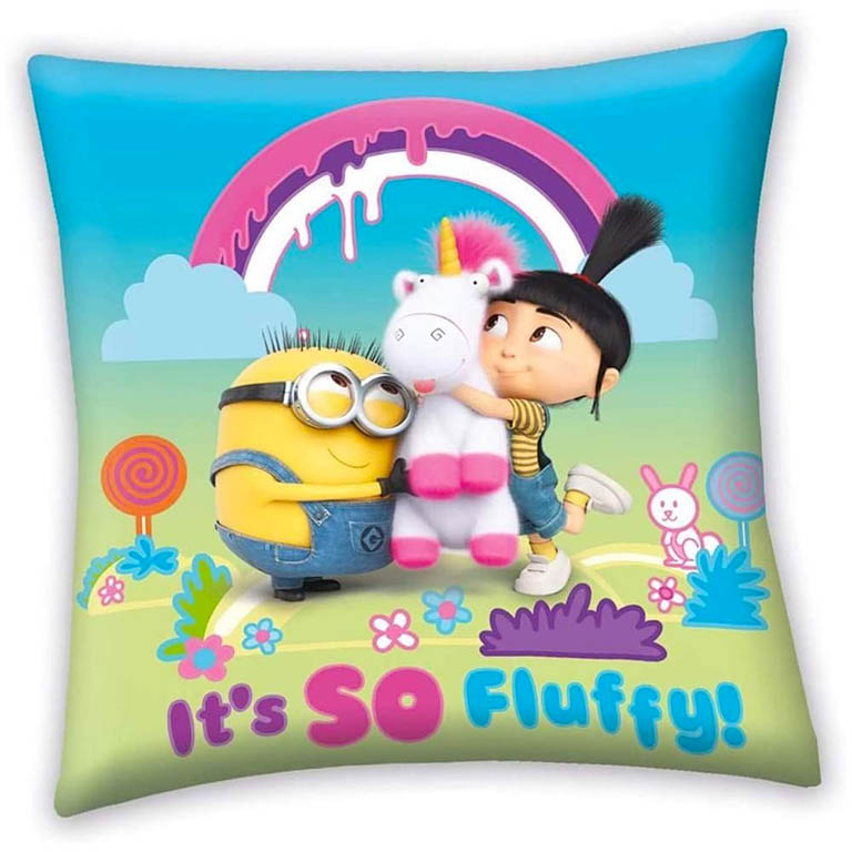 HALANTEX Polštář Mimoni Fluffy oboustranný 40x40