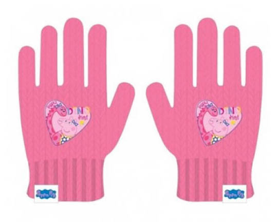UNITED Dětské rukavice Prasátko Peppa Barva: SVĚTLE RŮŽOVÁ