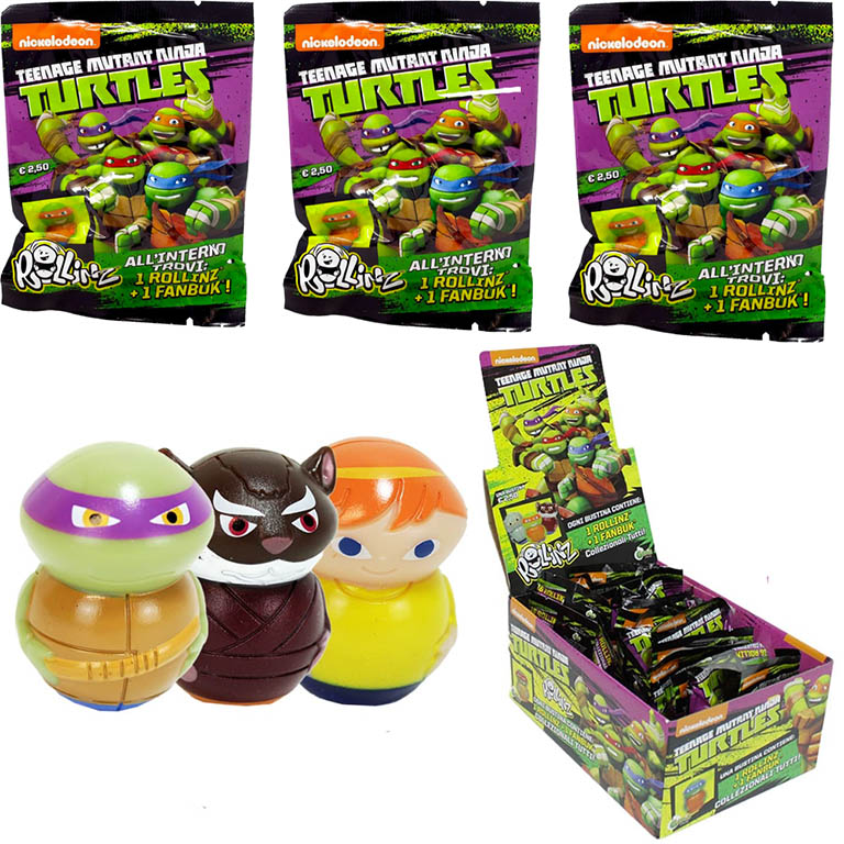 Želvy Ninja TMNT Rollinz figurky - sáček s překvapením