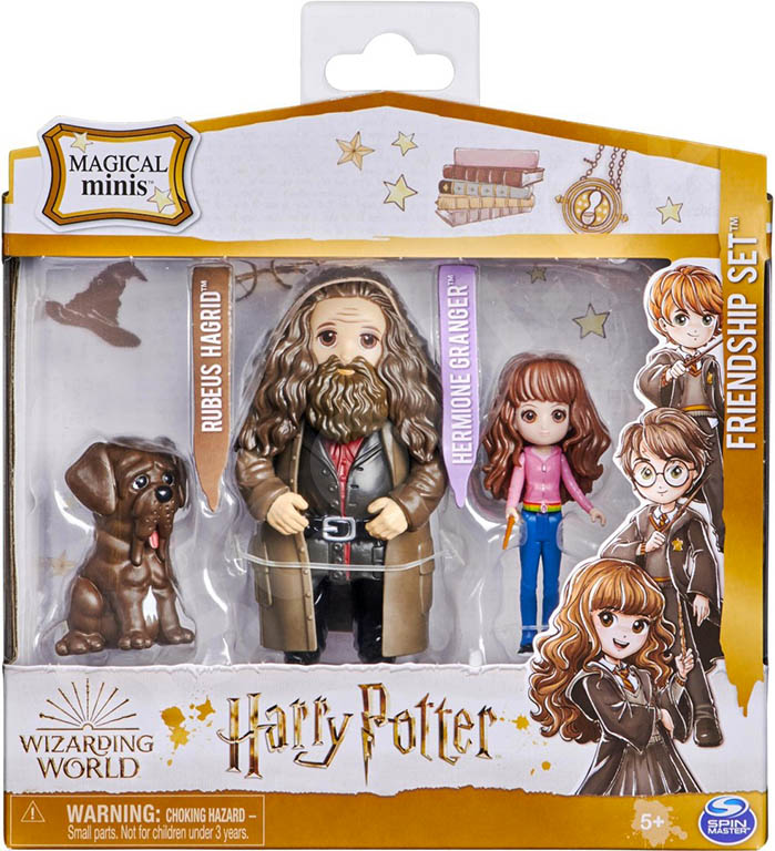 SPIN MASTER Figurky Harry Potter - Hermiona, Hagrid a Tesák
