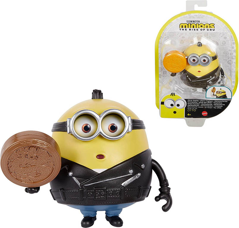 MATTEL Akční figurka Mimoni - Otto a házení kamenem 9cm