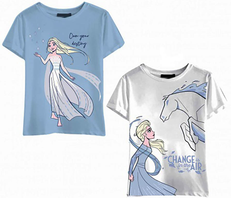 ERVE Dívčí tričko Frozen Ledové království bavlna Barva: BÍLÁ, Velikost: 92