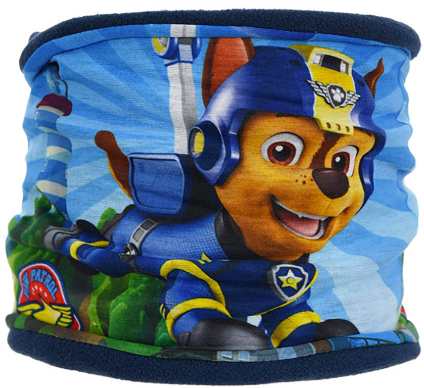 SUN CITY Šála Paw Patrol / nákrčník Paw Patrol Smile zateplený Barva: MODRÁ