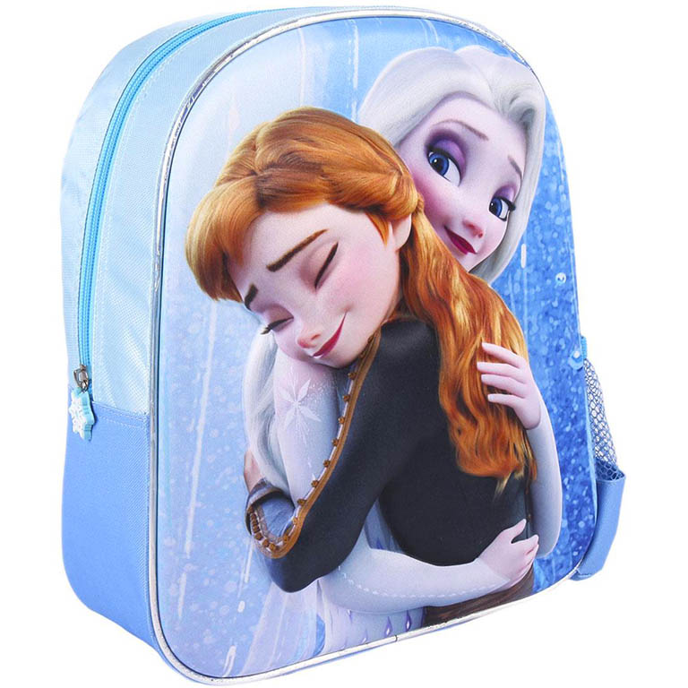 CERDA Dětský batoh Frozen Ledové království Anna a Elsa 3D 31 cm tyrkysový