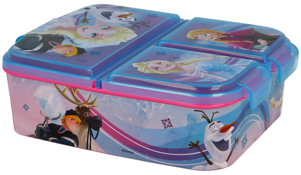 STOR Box na svačinu Frozen Ledové království Aqua dělený